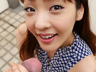 Nami Honda Swallows Cum On Her Jubilee - JapanHDV